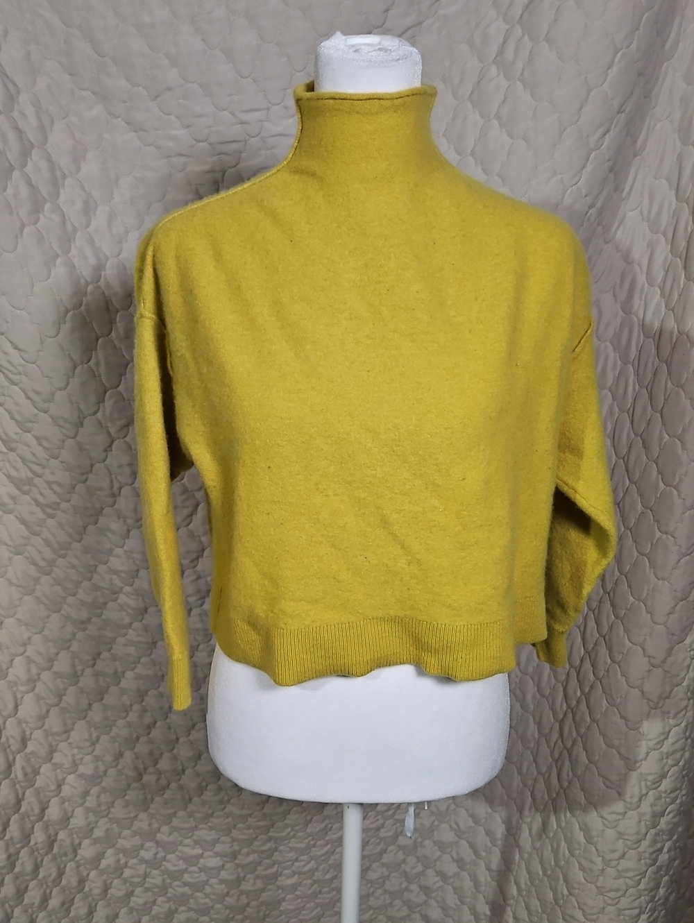 Pilcro Alani Cashmere Mock Neck Sweater